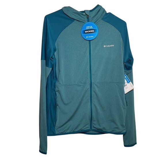 Columbia Sweatshirt Women's Large Full Zip Lightweight Omni-Wick Hoodie NWT - Picture 1 of 12